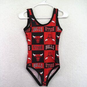 Chicago Bulls Bodysuit Womens XS Red Black NBA Basketball One Piece Ultra‎ Game